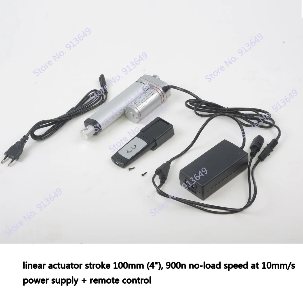 

4"100mm stroke heavy duty Linear Actuator with Remote Control Switch kit, power switch - 1 set