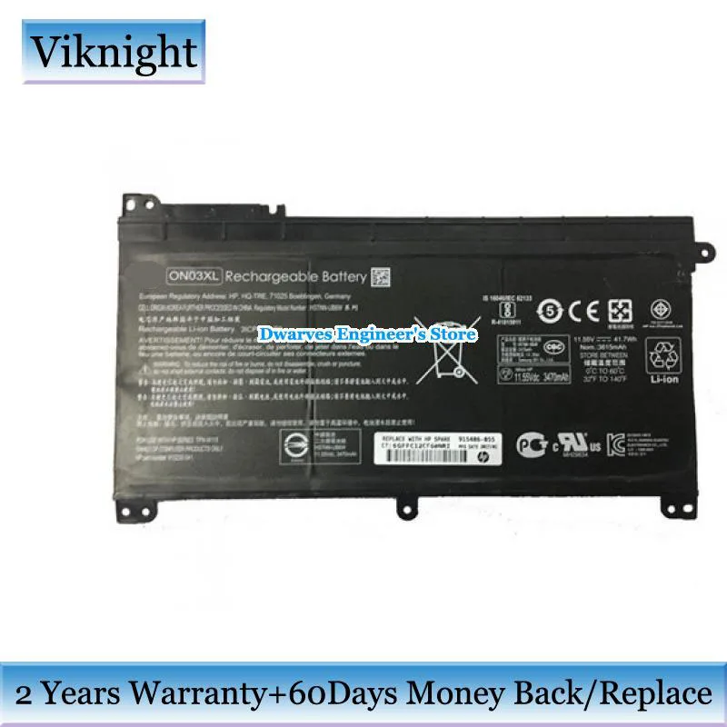 Оригинальный аккумулятор ON03XL 11 55 в для HP HSTNN UB6W Pavilion X360 Y8J96PA Z1D27PA TPNW118|Аккумуляторы