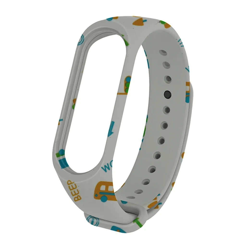 

High quality Watch Band strap for iwatch sports link Bracelet for Xiaomi Mi Band 4/3 Watch band Silicone series Bend#20