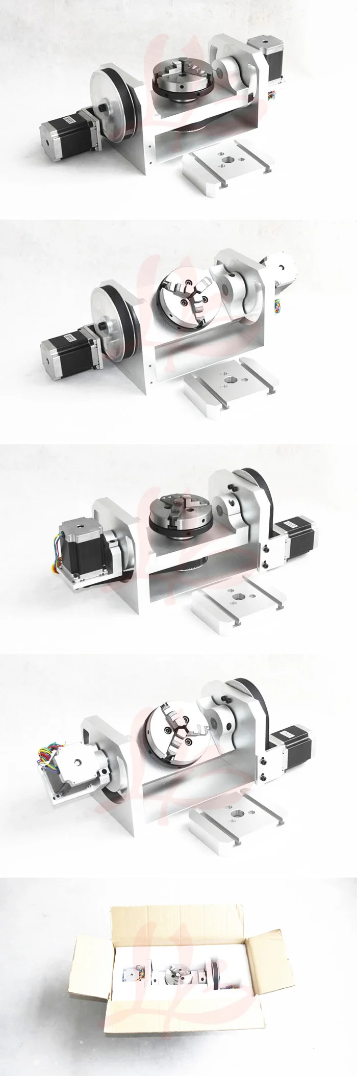 CNC 4th axis 5th axis роторная ось с зажимом для фрезерного станка с ЧПУ