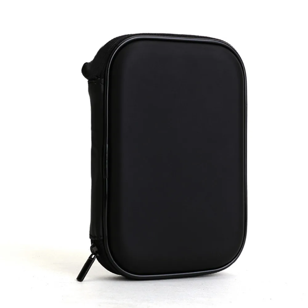 

High Quality universal Black Portable Zipper External 2.5 HDD Bag Case Pouch For Protection For 2.5 GPS Hard Disk Drive Helper