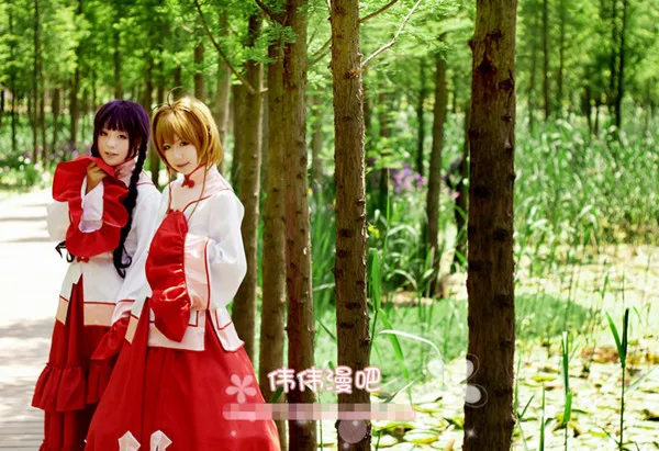 

Hot Anime Cardcaptor Sakura Syaoran Li Cardkeeper Sakura Cosplay Costume Custom Made Any Size