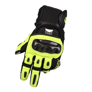 

MOTOBOY touch screen sheepskin motorcycle gloves man four seasons fall resistant carbon fiber wear resistant NO.90