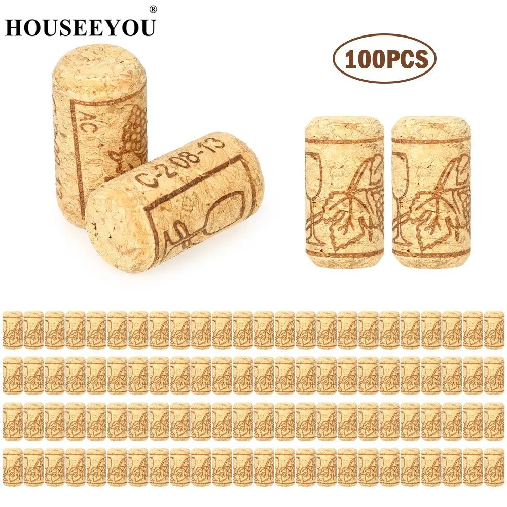 HOUSEEYOU 100 шт./компл. пробка для винной бутылки 40*21 мм дубовые пробки аксессуары бара