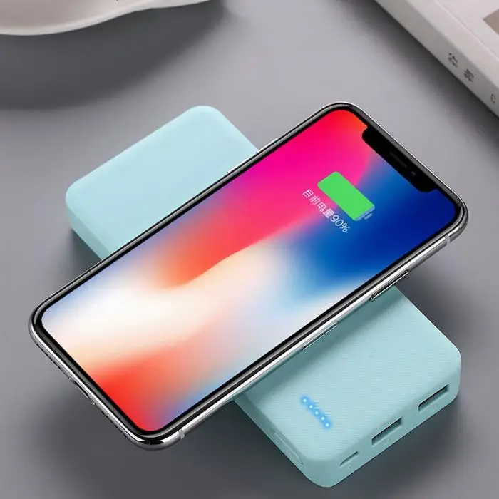 

Wireless Power Bank 8000mAh 10000mAh Wireless Charger Dual USB Powerbank USB Charger Wireless External Battery Pack Poverbank