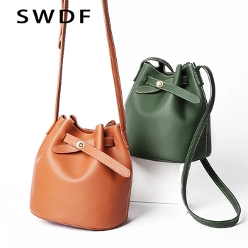 

SWDF New Composite Bag Woman New Bucket Bag Candy Color Flap Crossbody Strap Envelope Ladies SAC Shoulder Bolsa Messenger Bags