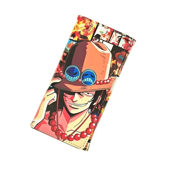 

cartoon long Wallets one piece luffy men hand bag wallet naruto Clutch bags My Hero Academia cartoon long wallet