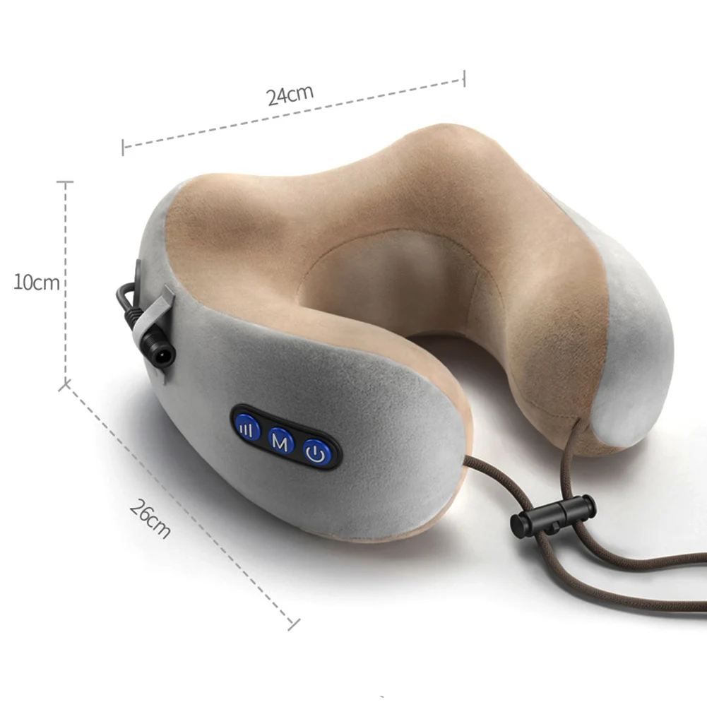 Путешествия Мульти-функция плеча и шеи комплексное обучение устройство электрический u-образный массажер портативный Открытый Подушка