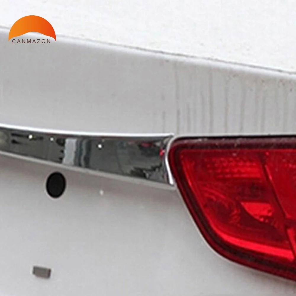 

For KIA K5 Optima 4dr Sedan 2015 2016 ABS Chrome Styling Exterior Rear Trunk Lid Decoration Cover Trim Car Styling 1pcs