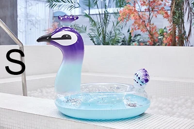YUYU, горячая Распродажа, надувной бассейн с фламинго, плавающий Единорог, плавающий круг, плавающий круг для бассейна с блестками, плавающий кольцо для бассейна, игрушка для бассейна - Цвет: peacock 90