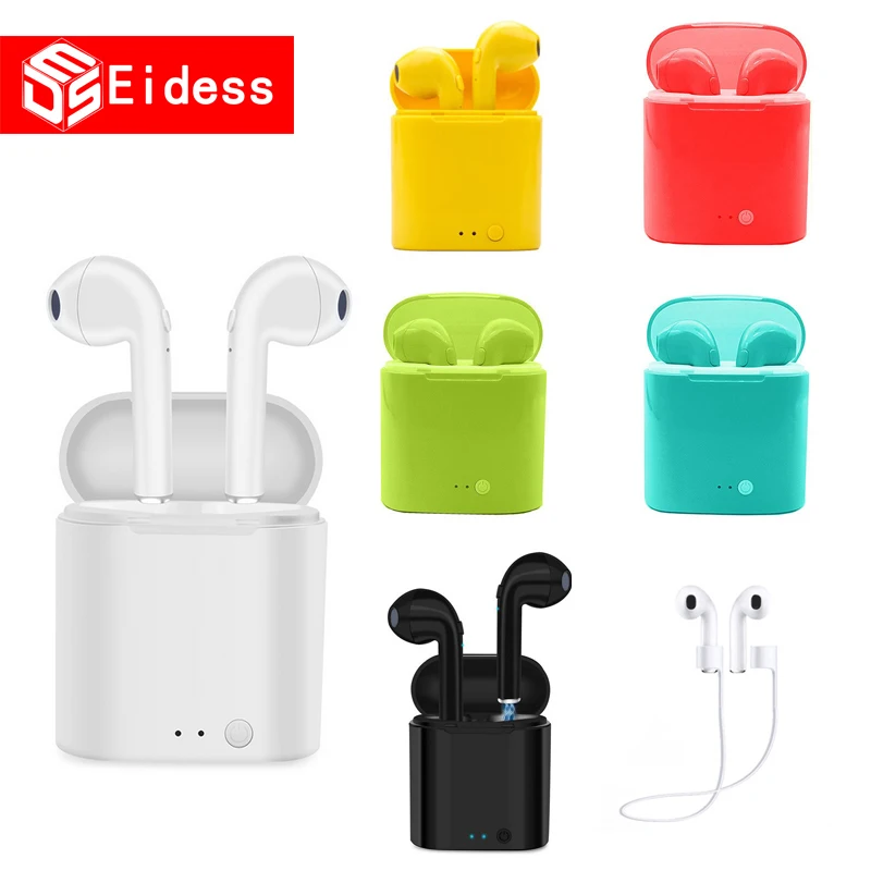 

I7s TWS mini Bluetooth Wireless Earphone Stereo Earbud Headset With Charging Box Mic All Bluetooth tablet Smartphone