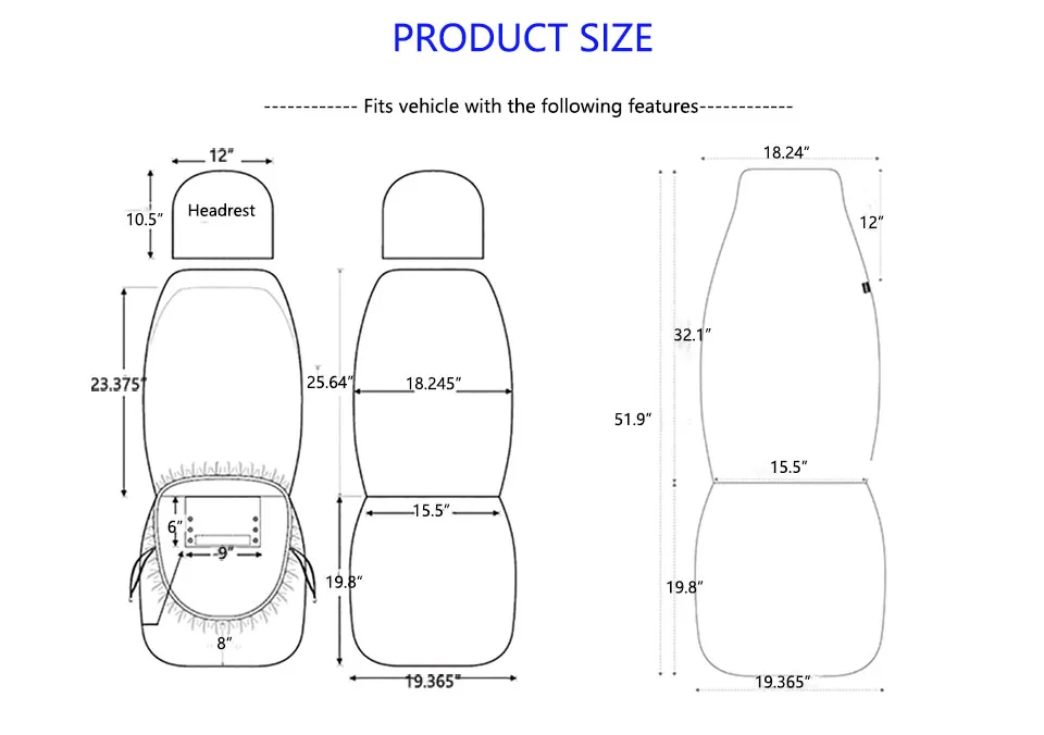 KANGLIDA защита для автомобильных сидений, универсальные чехлы для автомобильных сидений, подушки для сидений из искусственной кожи, защита для седанов спереди