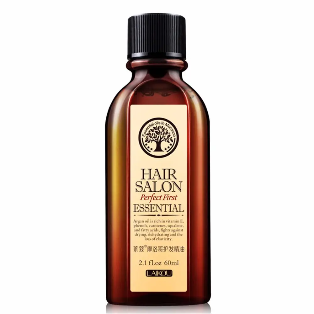 

Hot! Hair Care Moroccan Pure Argan Oil Hair Essential Oil For Dry Hair Types HOT