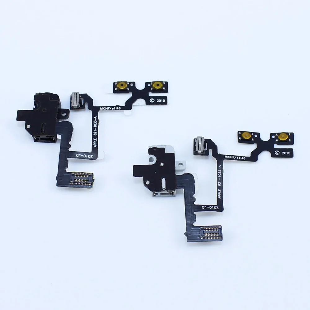 cltgxdd NEW white / black Headphone Audio Jack & Volume Control Flex