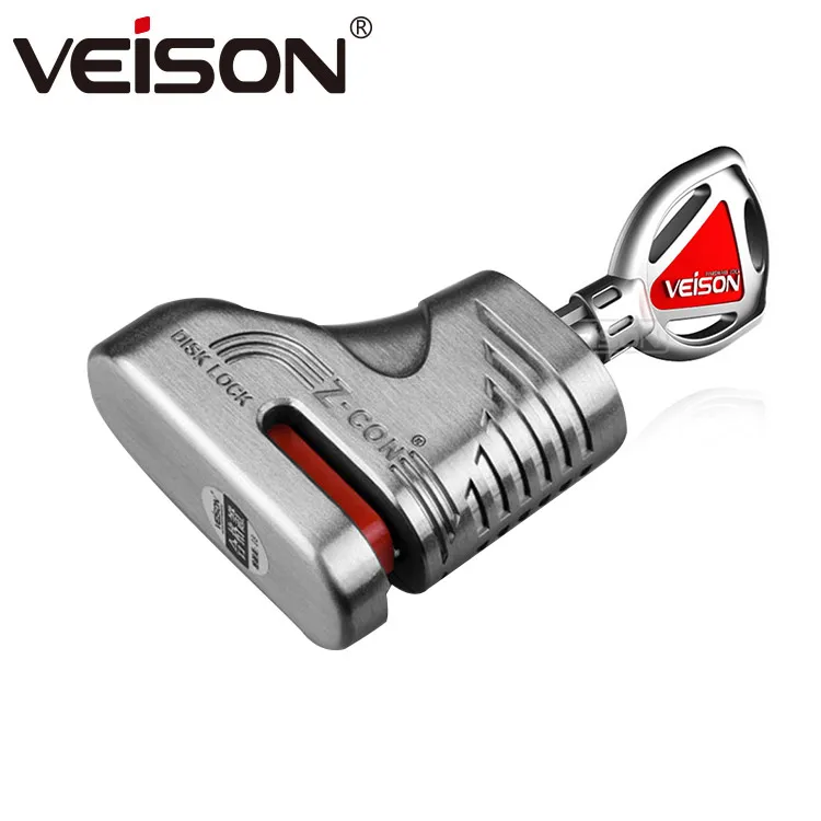 

VEISON Moto Scooter Motorcycle Rotor Brakes Disc Lock 5mm Pin Motorbike/MTB + 2 Keys Bicycle Bike Mountain Fixed Anti Theft Lock