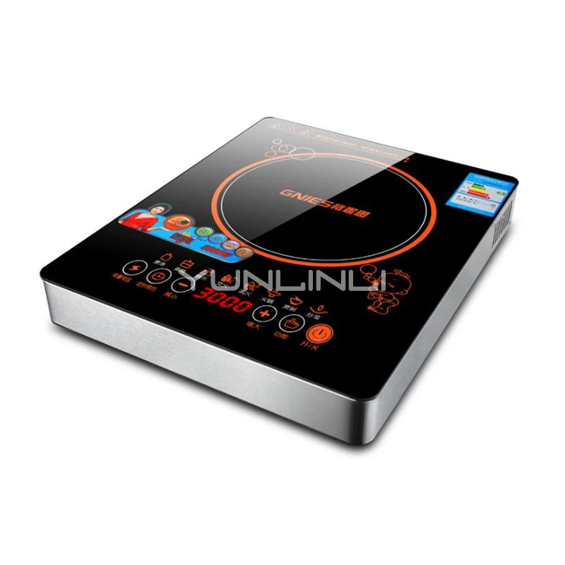 Household Induction Cooker Cooktop 3000W Household Electric Cooking Stove Intelligent Electromagnetic Cooking Machine