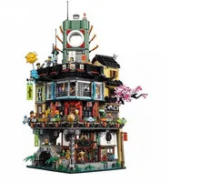 Lepin 06066 4953pcs Ninja Great Creator City Construction Model Modular Building Blocks Teenagers Toys Bricks Compatible 70620