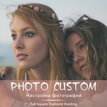 SaShiKo портрет фото на заказ Алмазная картина Полная площадь изображение горного хрусталя DIY Алмазная мозаика Алмазная вышивка распродажа