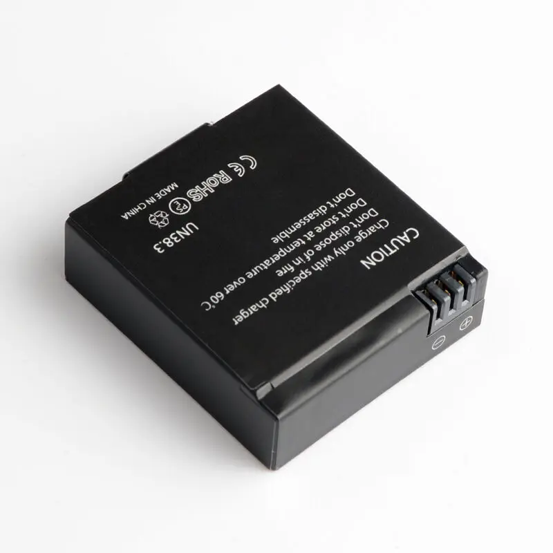 Best SJCAM SJ7 Star 2pcs SJCAM Batteries Rechargeable Li ion Battery+Dual Charger for SJ Cam sj7 Sports Action dv Camera Accessories