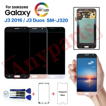 

AMOLED For Samsung J3 2016 SM-J320F Display lcd Screen replacement for Samsung SM-J320G J320M J320FN Display lcd Screen module
