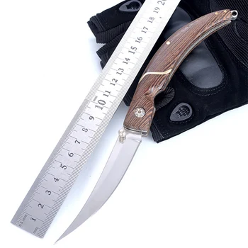

free shipping The sharp folding knife Outdoor tools Tactical Folding Knife Cabinet and delicate Gift knife
