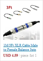 5 шт., 3 контакта, разъем XLR, гнездо, панель, монтируемый тип шасси квадратной формы, металлические корпуса