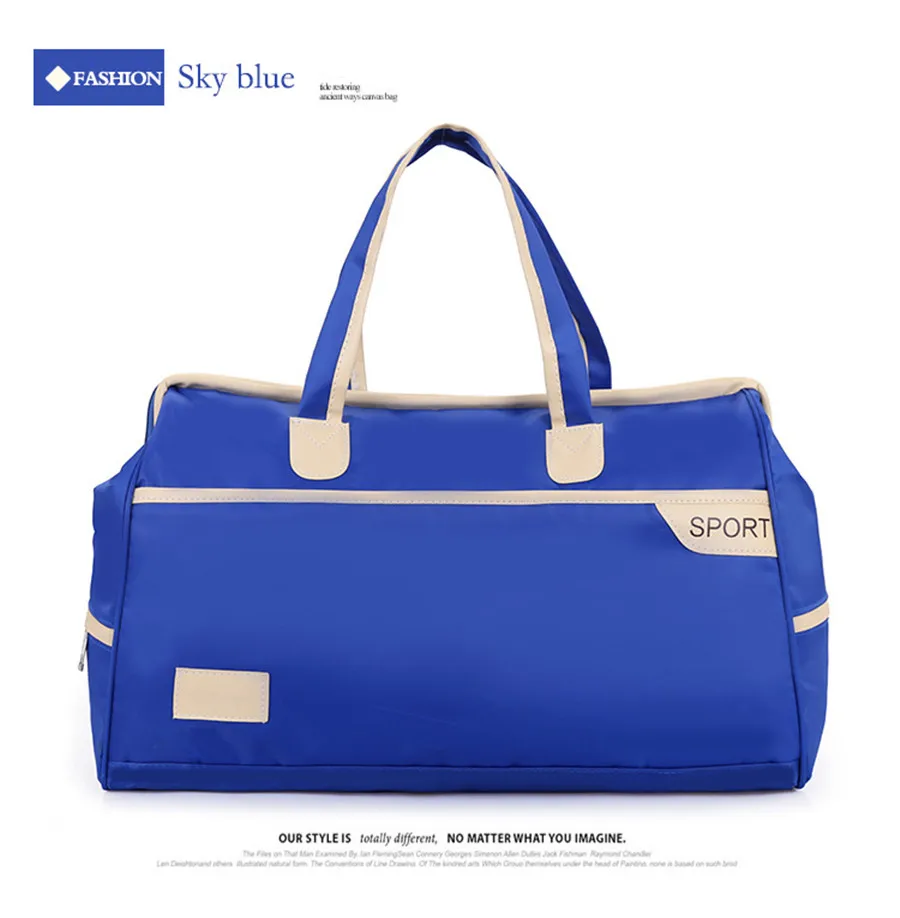 Travel Luggage Duffle Bag Lightweight Portable Handbag Sky Mountain Large Capacity Waterproof Foldable Storage Tote