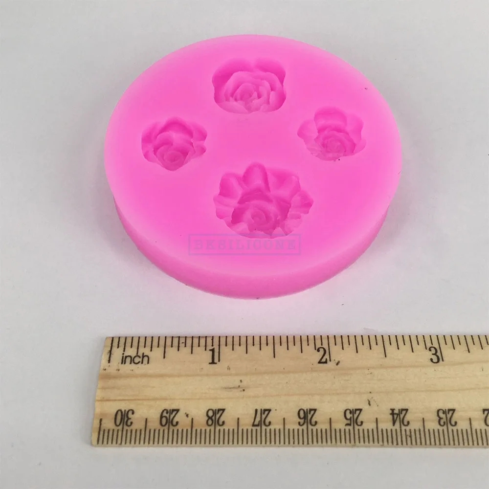 3D flower mould silicone Resin Sugar Cake Craft Handmade soap mold