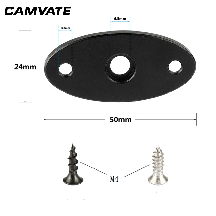 Настенная Базовая пластина CAMVATE с резьбой 1/4 &quot 20 для опорных аксессуаров (2 шт.)