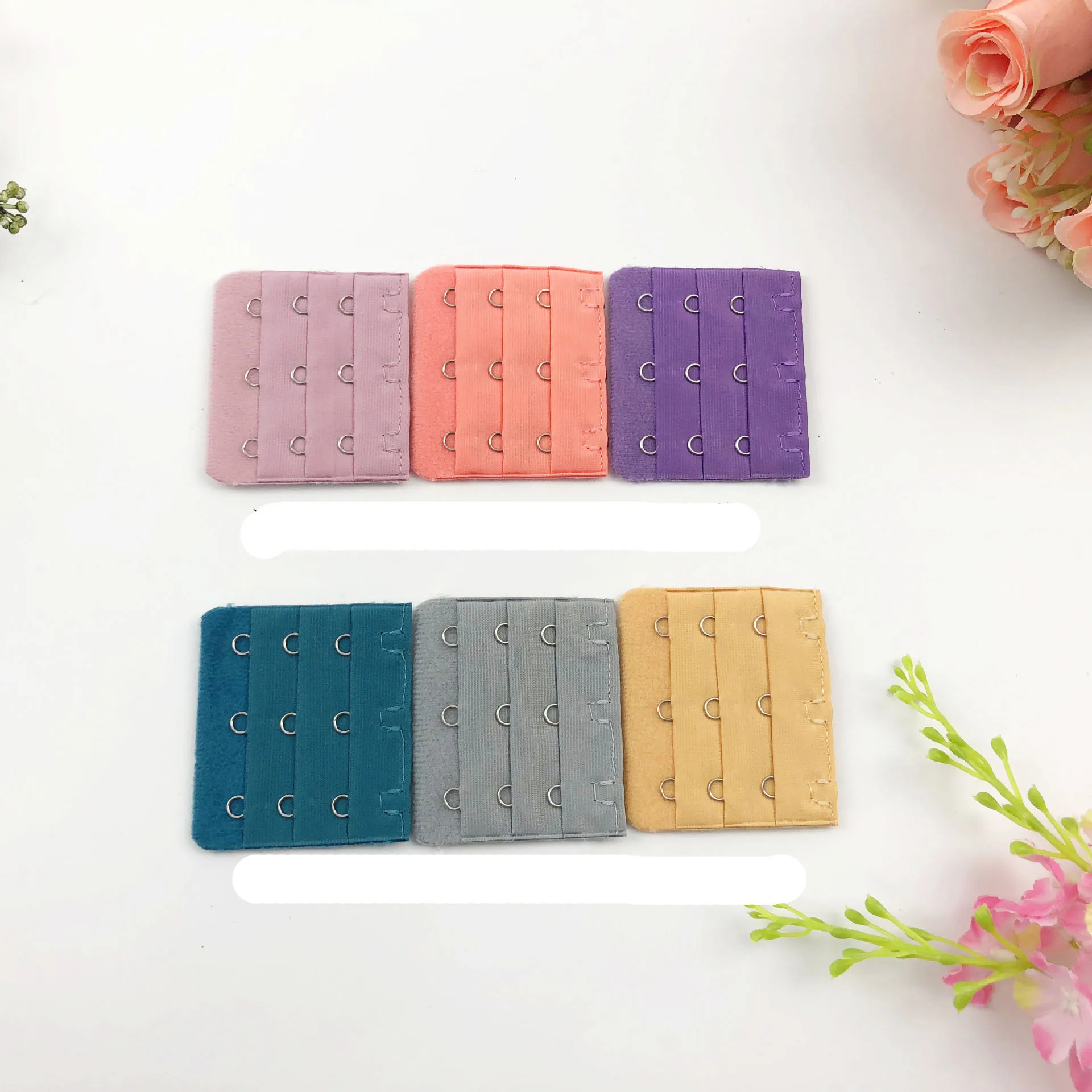 Hot Bra Extenders Strap 2 Rows 3 Rows 4 Rows Women Ajustable Intimates Lengthened Bra Hook Buckle Bra Extension Belt 1pcs