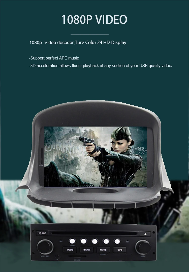 Clearance 1024*600 auto radio Android 6.0 Car DVD GPS for PEUGEOT 206 206cc Navigation,Bluetooth,CAN-BUS,Stereo,head unit,wifi internet 3