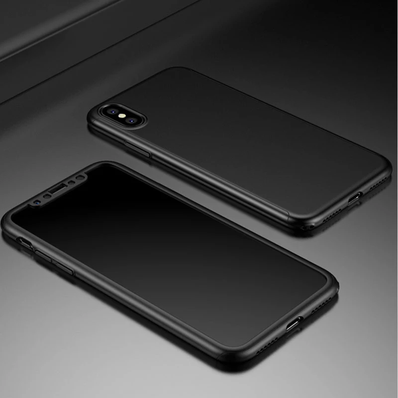 Ударопрочный гибридный чехол с полным покрытием для iPhone X 10 7 8 6s Plus прочный