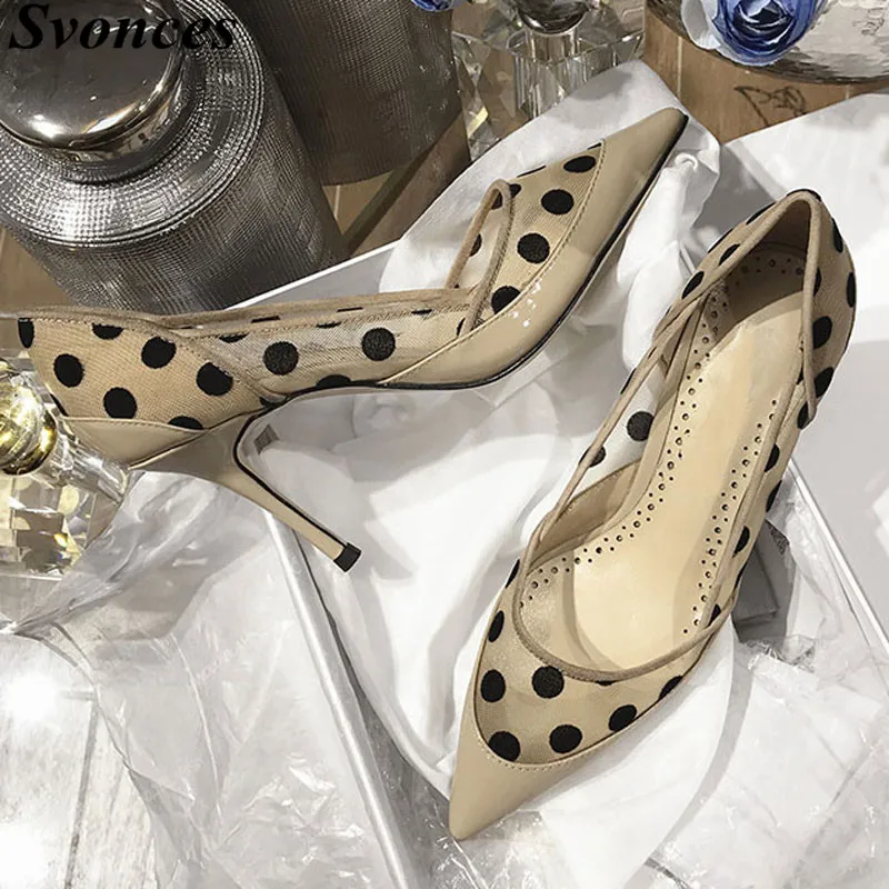 black and white polka dot dress shoes