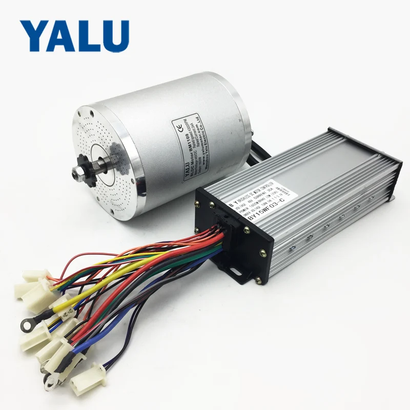 Обновленный бесщеточный двигатель постоянного тока YALU MY1020 BM1109 1600 Вт 48 В средний