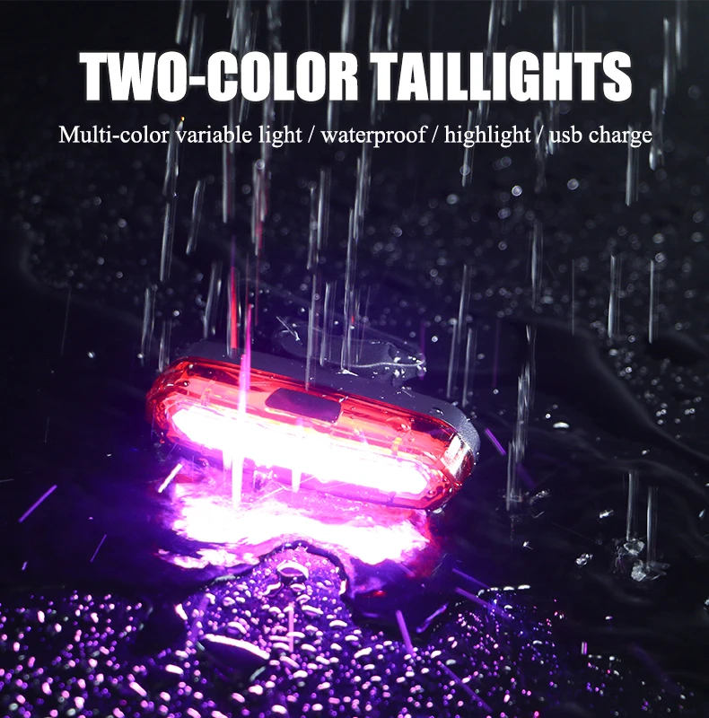 Discount WHEEL UP new USB rechargeable bicycle light mountain bike taillights night riding lights warning lights LED color taillights 0 Discount WHEEL UP new USB rechargeable bicycle light mountain bike taillights night riding lights warning lights LED color taillights 0