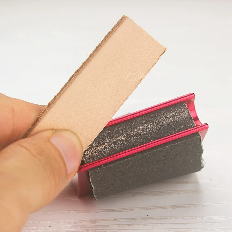 Diy кожа ручной шлифовальный станок инструмент для фиксации наждачной бумаги