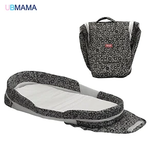 Высококачественный многофункциональный рюкзак с двойным плечом для детской кроватки, переносная детская дорожная сумка, Детская Пеленка, сменная кровать, сумка для мам - Цвет: as picture