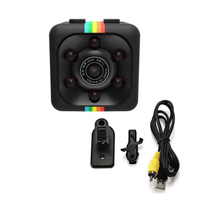 Мини камера SQ11 HD 1080P DVR DV мини видеокамера с ночным видением движения микро