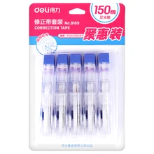 Deli 8169 коррекция ленточный ролик 30 м длинный белый стикер кабинет офиса Самые продаваемые инструменты