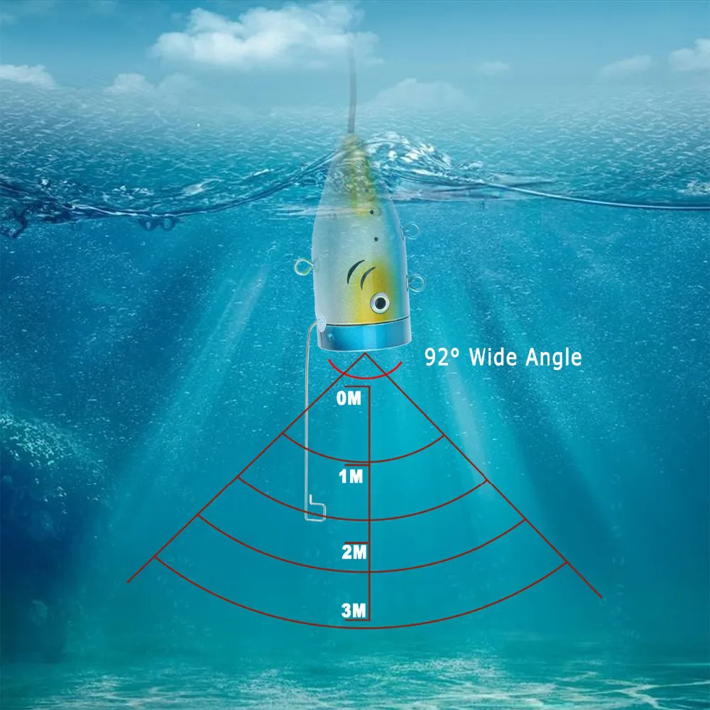 Syanspan 15/30/50M Рыбоискатель HD 1000TVL Рыболокаторы подводная лед рыбалка видео Камера " ЖК-дисплей монитор 24 белых СВЕТОДИОДА