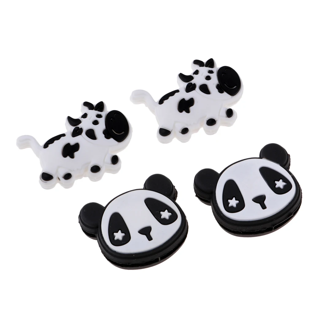 4 Pieces Tennis Racquet Shock Absorber Vibration Dampeners - Various Animal Shape