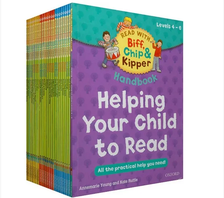 

25 books/set Oxford reading tree READ WITH Biff,Chip&Kipper hand book Helping Your Child practical kids English Picture book