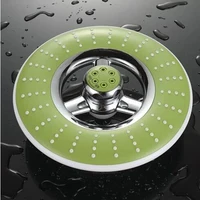 Chrome Pressure bathroom fashion hand shower Supercharging shower Green water-saving shower nozzle