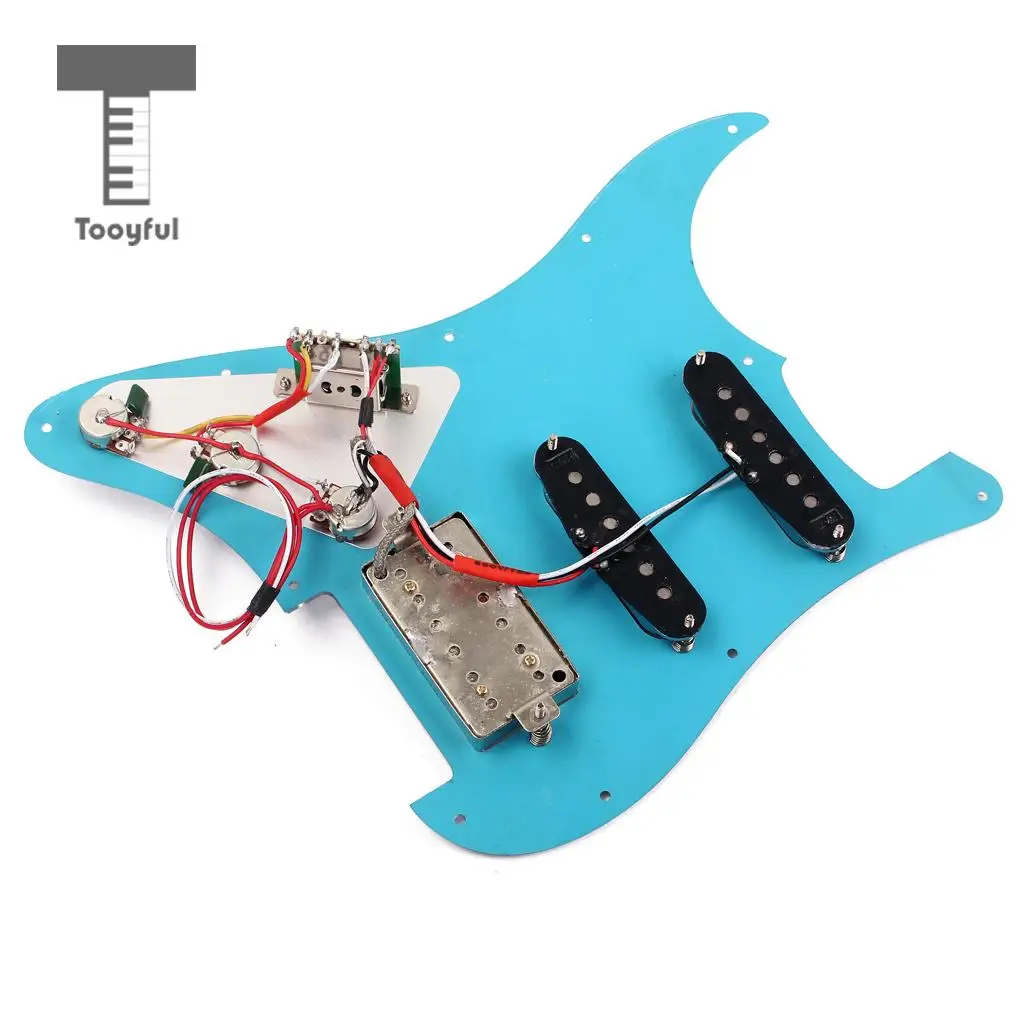 Tooyful SSH загружен Prewired Pickguard набор хамбакеров для Strat ST электрогитары