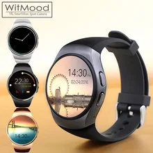 2016 Newest Round Smart Watch kw 18 Android Sim Card smart wacht KW18 MTK2502C BT4.0 Heart Rate Monitor Smartwach for men Hebrew