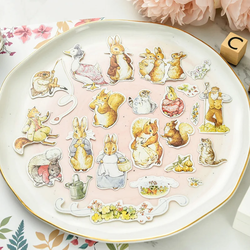 

100pcs rabbit Colorful Cardstock Die Cuts for Scrapbooking Happy Planner/Card Making/Journaling Project