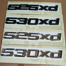 Nowa oryginalna jakość M moc M wydajność xdrive z tyłu samochodu godło naklejka na BMW M5 E60 E61 525xd 530xd