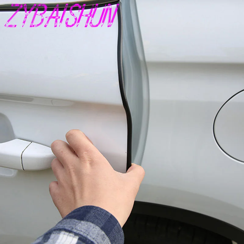 

ZYBAISHUN 5 m Car Door Anti-Scratch Protective Edge Guard Sealing Stripper for SEAT Ibiza Leon Toledo Arosa Alhambra Exeo FR
