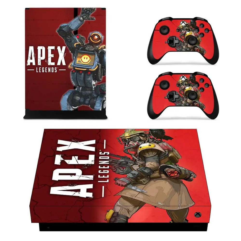 Apex Legends Полный лицевой панели кожи консоли и наклейка на контроллер для Xbox One X консоли+ контроллер кожи - Цвет: YSX1X2019