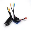 Бесщеточный двигатель 4076 2250KV 2000KV 1700KV 1550KV 120A ESC, светодиодная карта для программирования, комбинированный набор для 1/8 RC Car Truck ► Фото 3/6